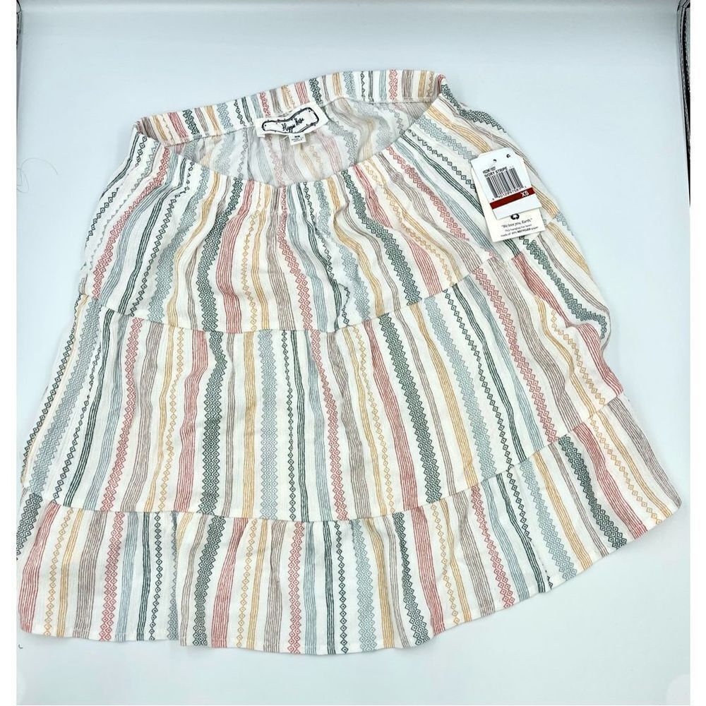 Hippie Rose Striped Skirt - NWT - XS